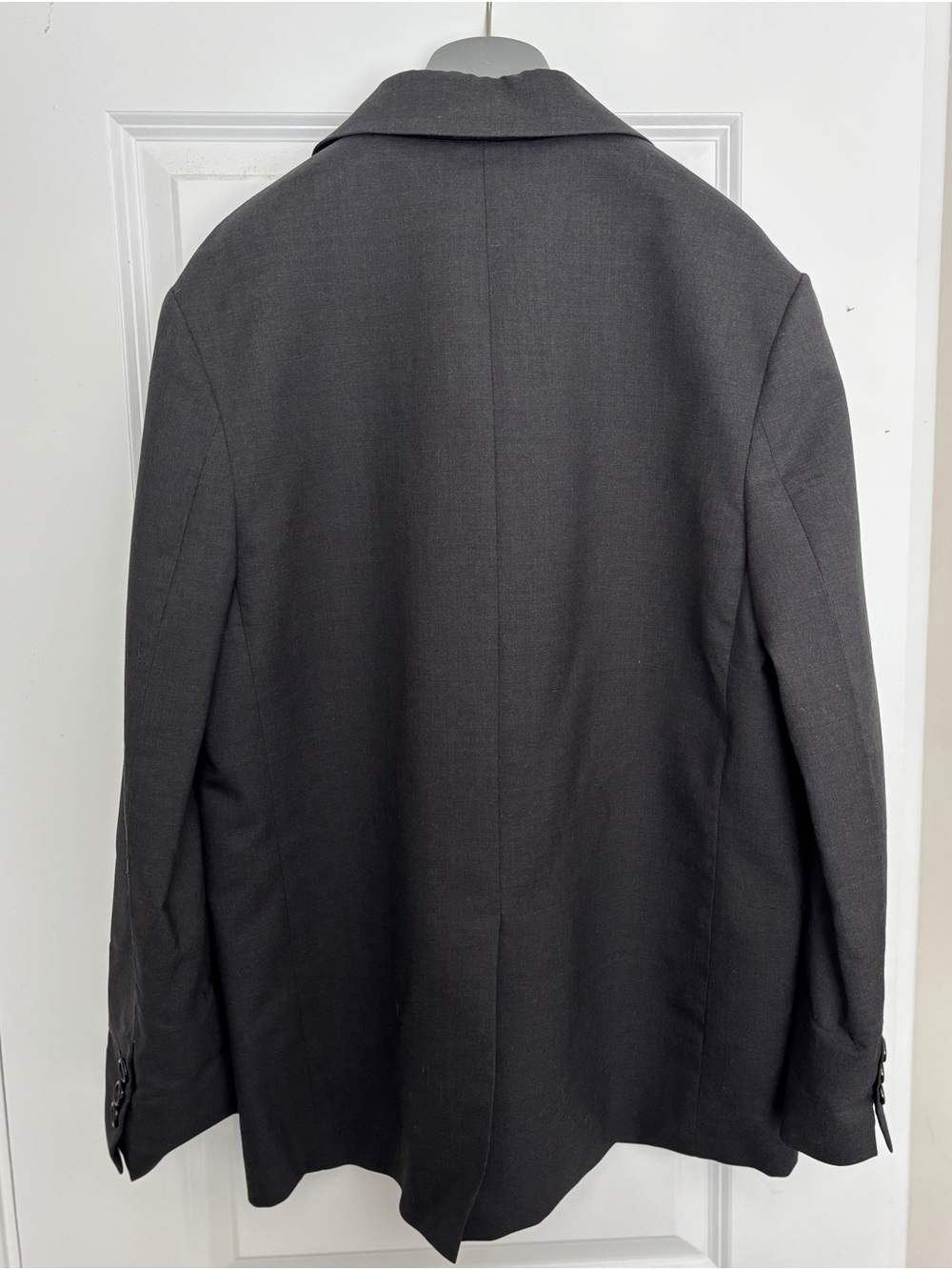 Prada Women's Blazer in Charcoal Grey - Picture 6 of 12